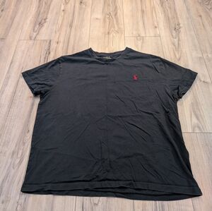 Polo by Ralph Lauren Black and Red Short Sleeve Tee